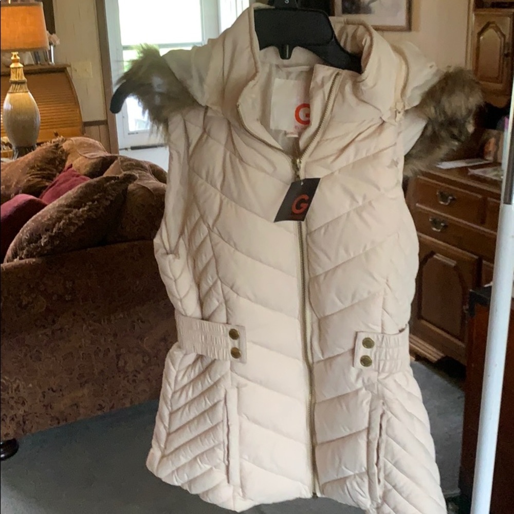 Guess gold Puffer Vest